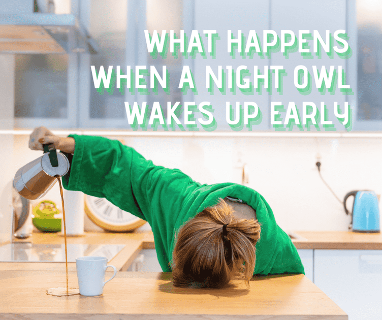 What Happens When A Night Owl Wakes Up Early Thumper Massager Inc.