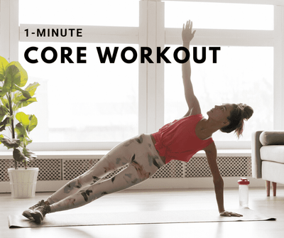 1-minute Core Workout | Challenge and focus on your core