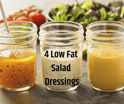 4 Low Fat Salad Dressings