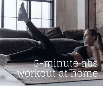 5-minute abs workout at home
