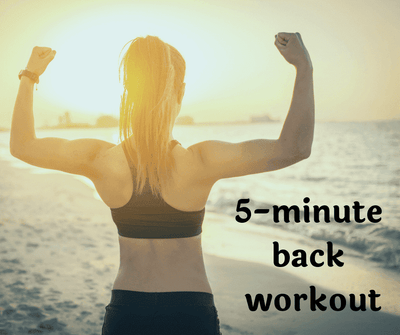 5-minute back workout