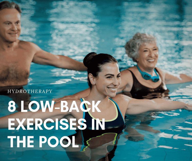 Pool Recovery Routine 8 low-back exercises in the pool (hydrotherapy)