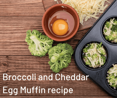Broccoli and Cheddar Egg Muffin recipe