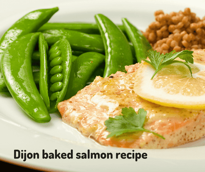 Dijon baked salmon recipe