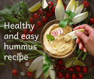 Healthy and easy hummus recipe