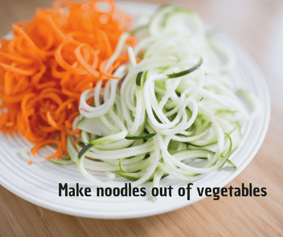 Make noodles out of vegetables