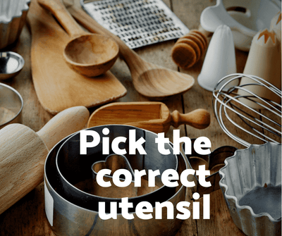 Pick the correct utensil