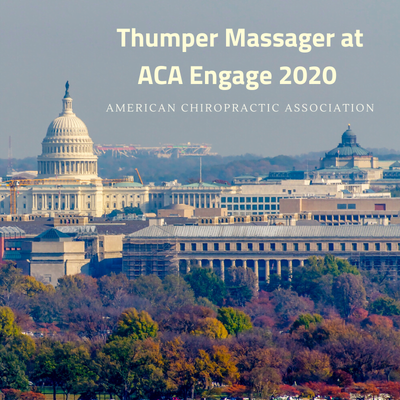 Thumper Massager at ACA Engage 2020 - American Chiropractic Association