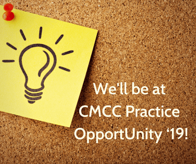 We'll be at CMCC Practice OpportUnity ‘19! Booth #27