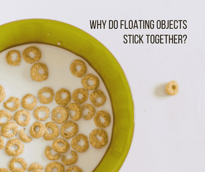 Why do floating objects stick together?